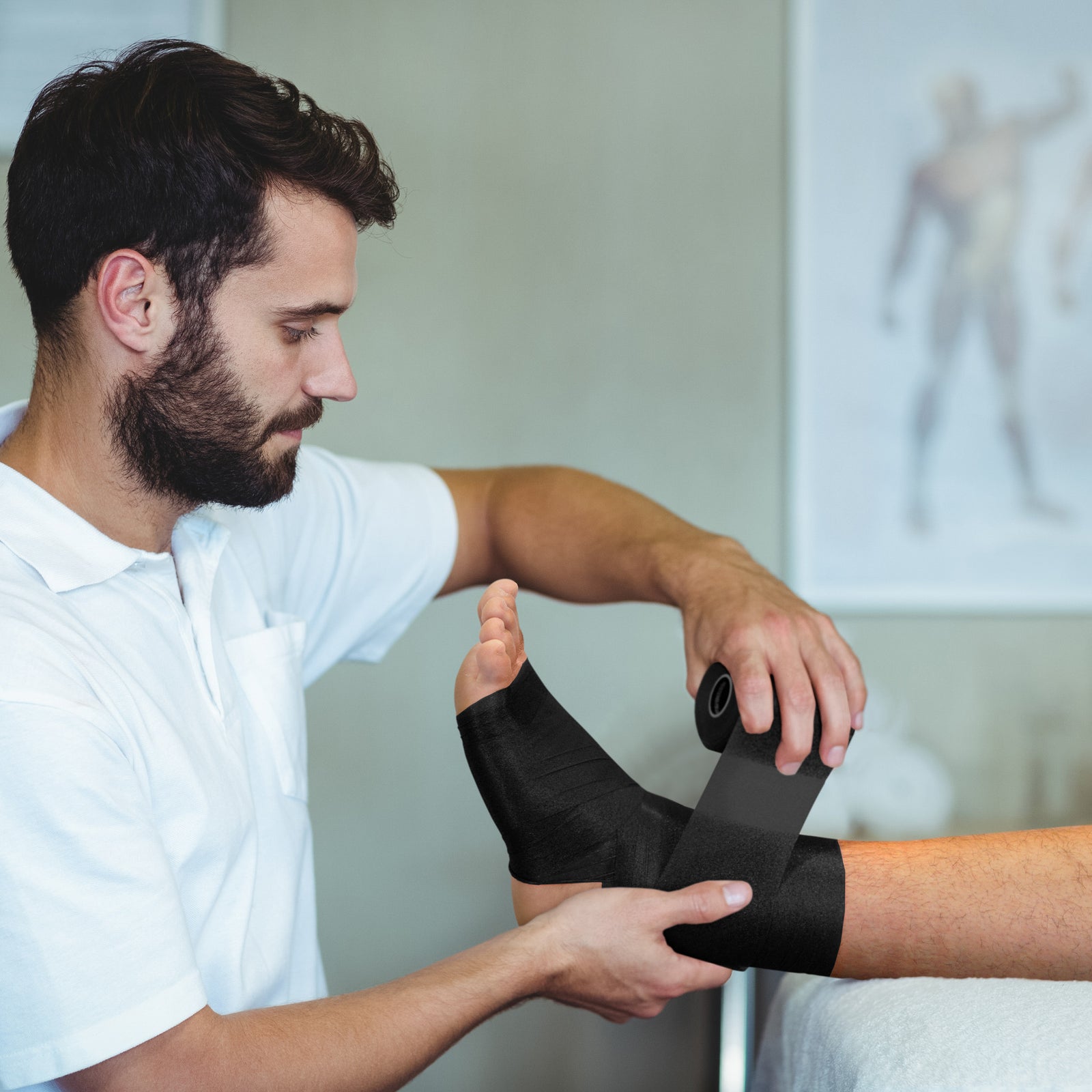 Meister X-Wrap Foam PreWrap - 30yd x 2.75" - Black - 2 Rolls