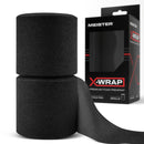 Meister X-Wrap Foam PreWrap - 30yd x 2.75" - Black - 2 Rolls