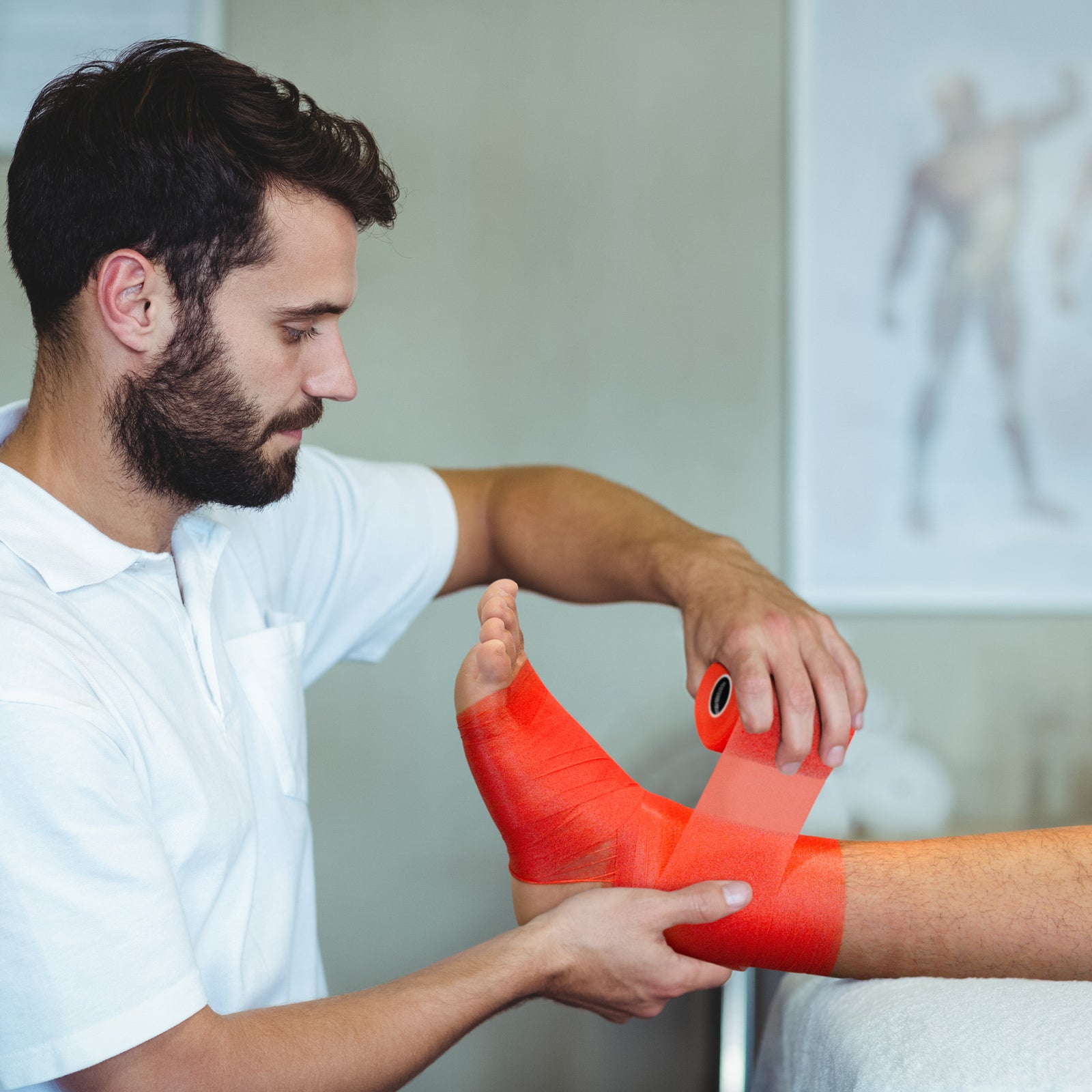 Meister X-Wrap Foam PreWrap - 30yd x 2.75" - Red - 2 Rolls