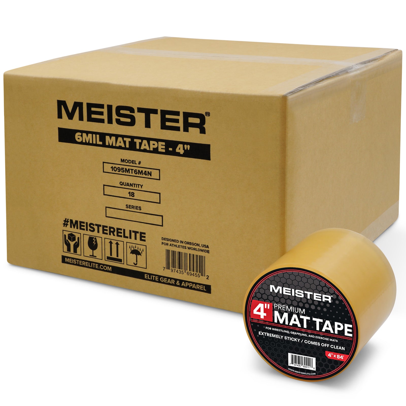 Meister Premium Wrestling Mat Tape - 4" x 84ft