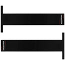 Meister 18" Elastic Weightlifting Wrist Wraps w/ Thumb Loops - Black