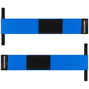 Meister 18" Elastic Weightlifting Wrist Wraps w/ Thumb Loops - Blue