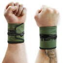 Meister LockDown™ Adjustable Non-Stretch Wrist Wraps - Ranger Green