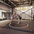 Meister FlexFloor™ Roll-Up Training Wrestling Mat - 10ft x 10ft - Black