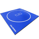 Meister FlexFloor™ Roll-Up Training Wrestling Mat - 10ft x 10ft - Blue