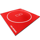Meister FlexFloor™ Roll-Up Training Wrestling Mat - 10ft x 10ft - Red