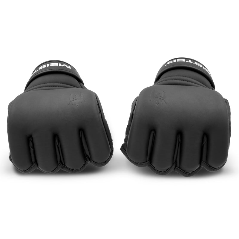 Meister 4oz [CRITICAL] MMA Gloves - Matte Black