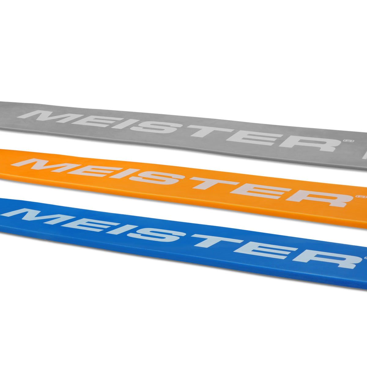Meister X Bande De Résistance – Largeur Confort 5 Cm, Longueur 104 Cm – 5 Niveaux De Gris (10 Lb) à Rouge (110 Lb) – Latex Premium