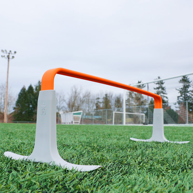 Plyometric Training Tools 6-Pack Agility Hurdles With Height Extenders - Neon Orange Training Equipment Plyometric Training Equipment