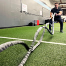 Meister Professional Sheathed Battle Rope - 1.5" Diameter / Gray