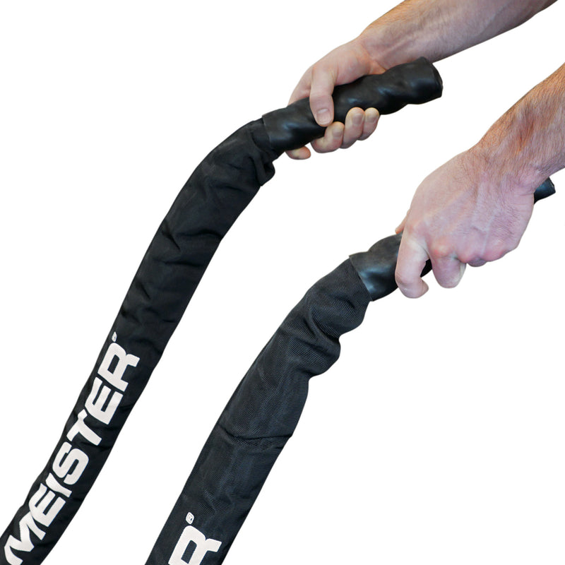 Meister Professional Sheathed Battle Rope - 2.0" Diameter / Black