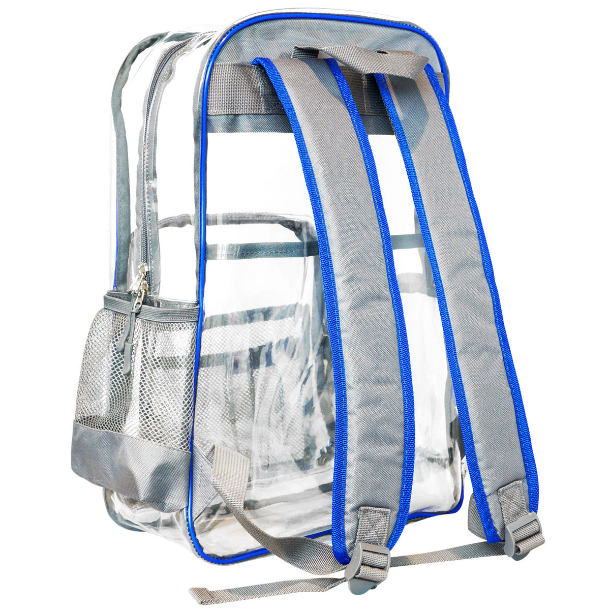 Meisterelite Meister All Access Clear Backpack Blue Gray Meister