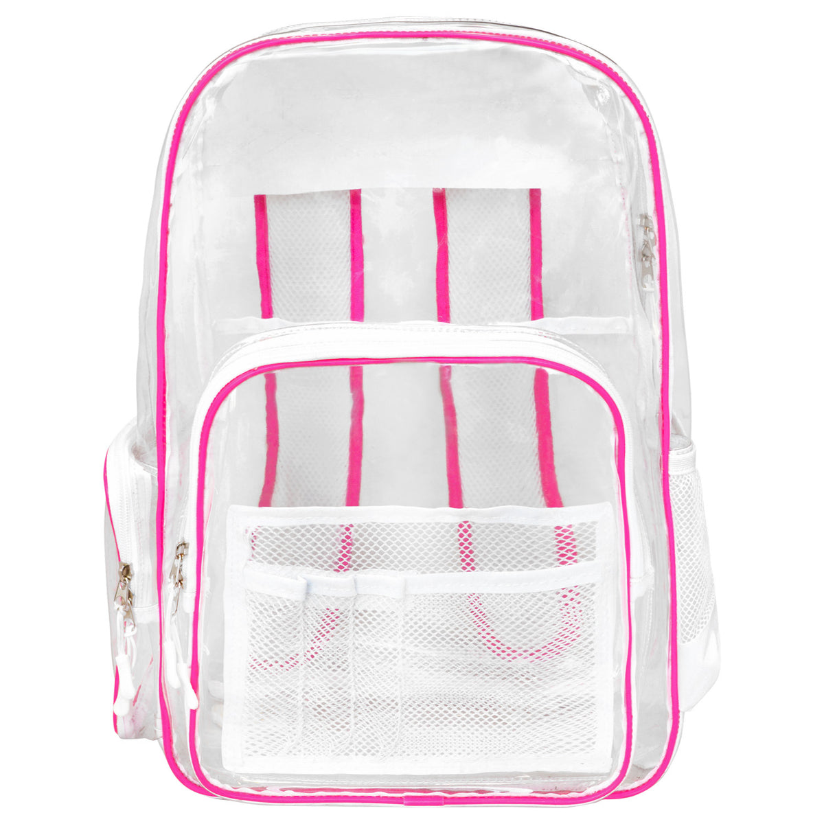 Clear bookbag pink cheap