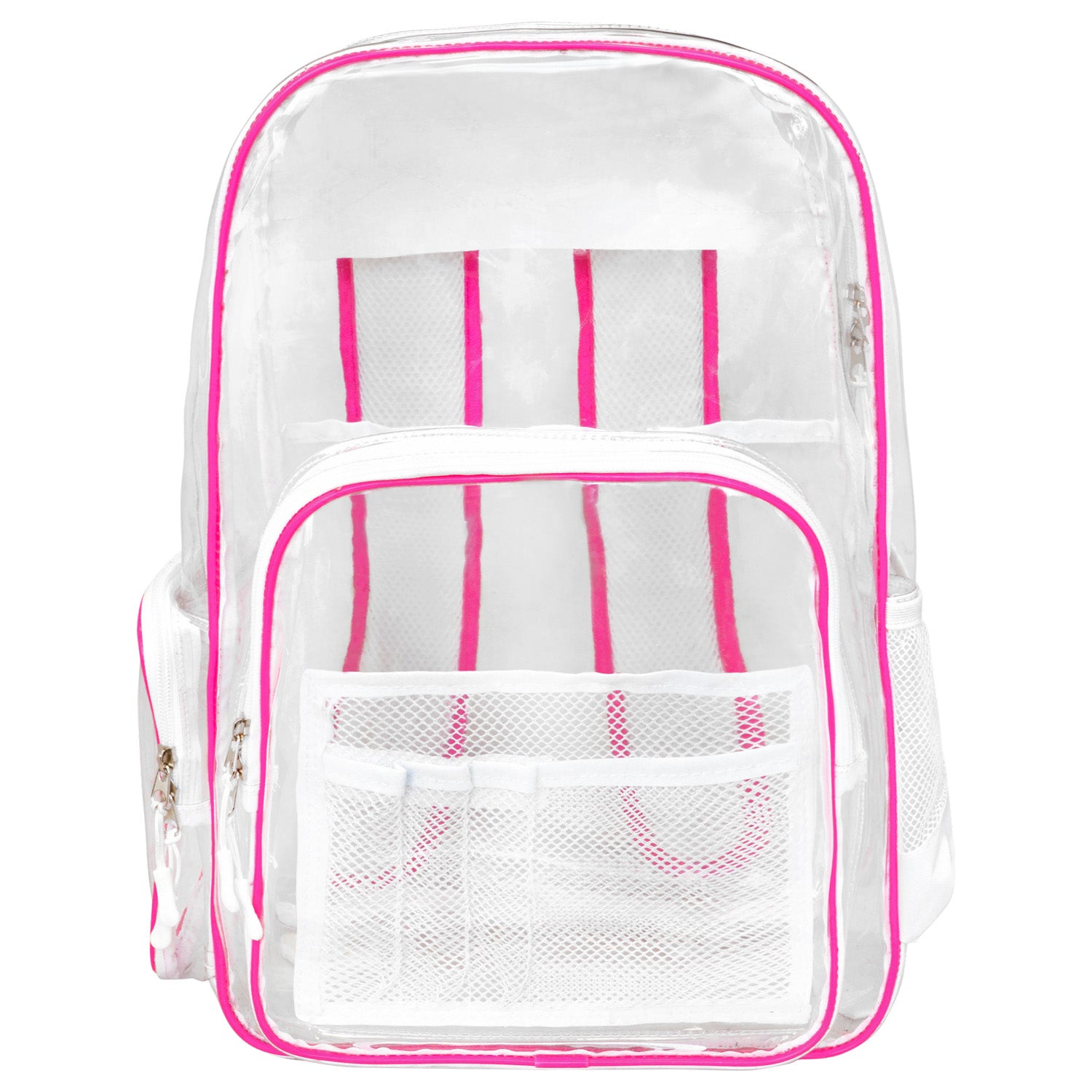 Meister All-Access Clear Backpack - Pink / White