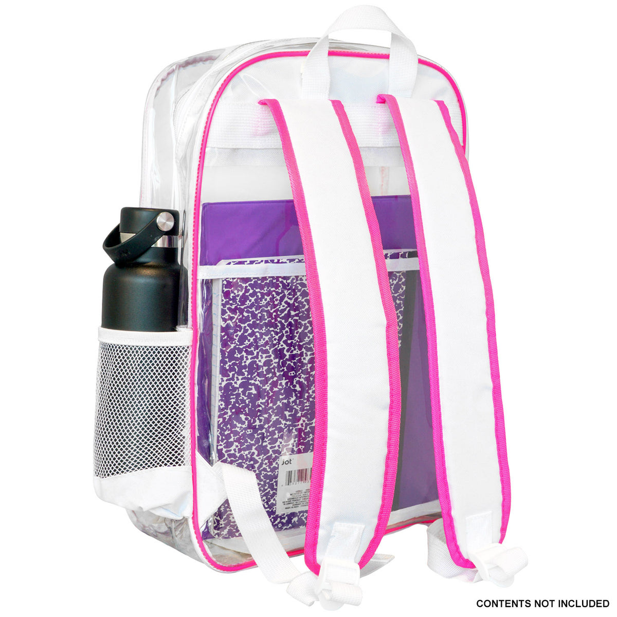 Meister All-Access Clear Backpack - Pink / White | Meister