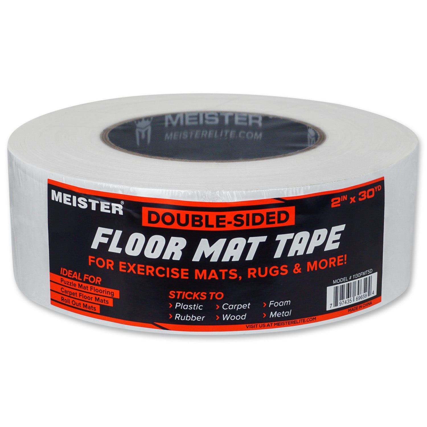 Meister Double-Sided Floor Mat Tape - 30yd x 2in
