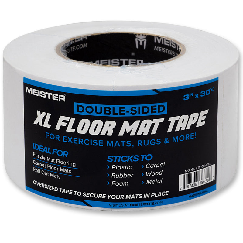 Meister Double-Sided XL Floor Mat Tape - 30yd x 3in