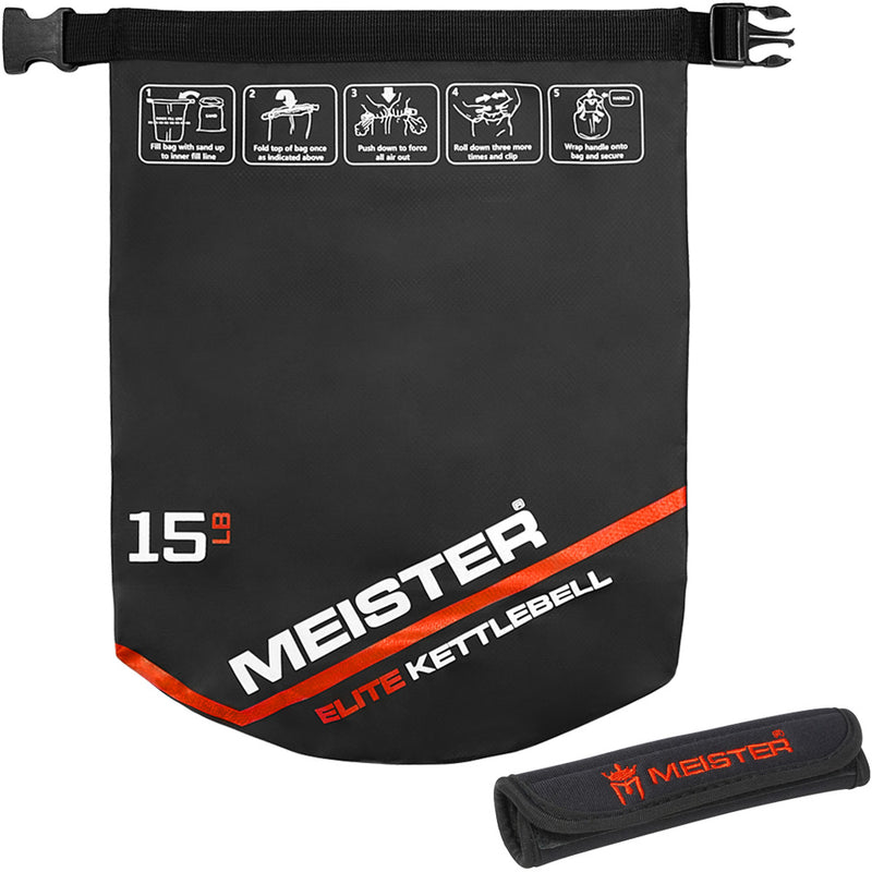 Meister Elite Portable Sand Kettlebell - 15lb / 6.8kg