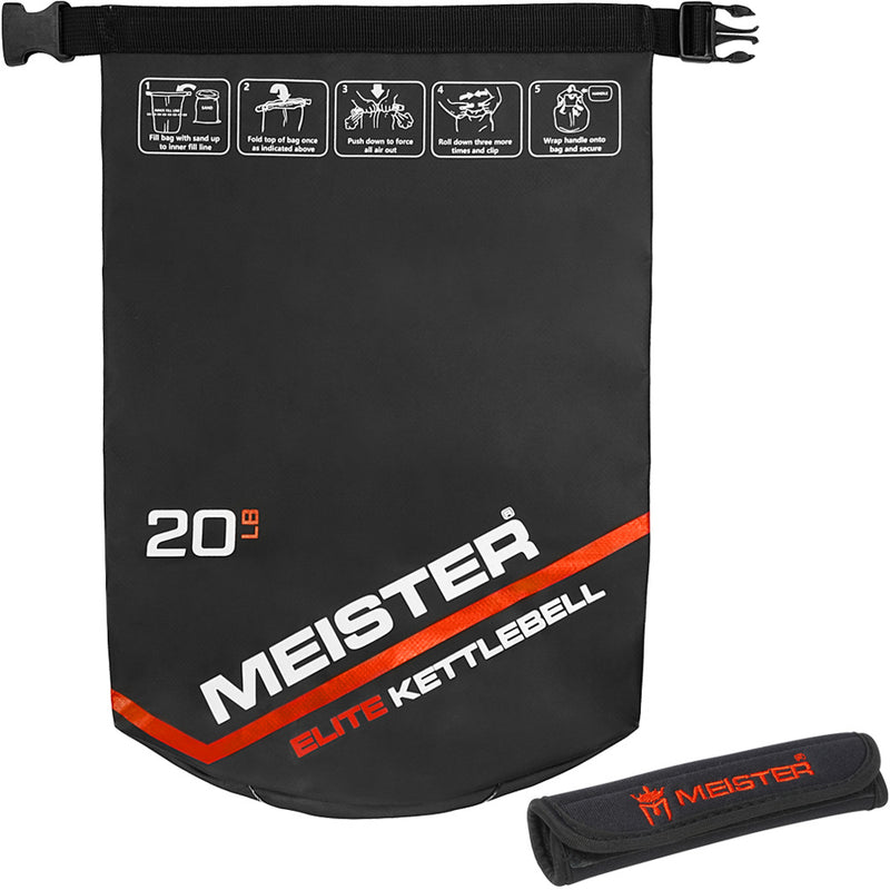 Meister Elite Portable Sand Kettlebell - 20lb / 9.0kg