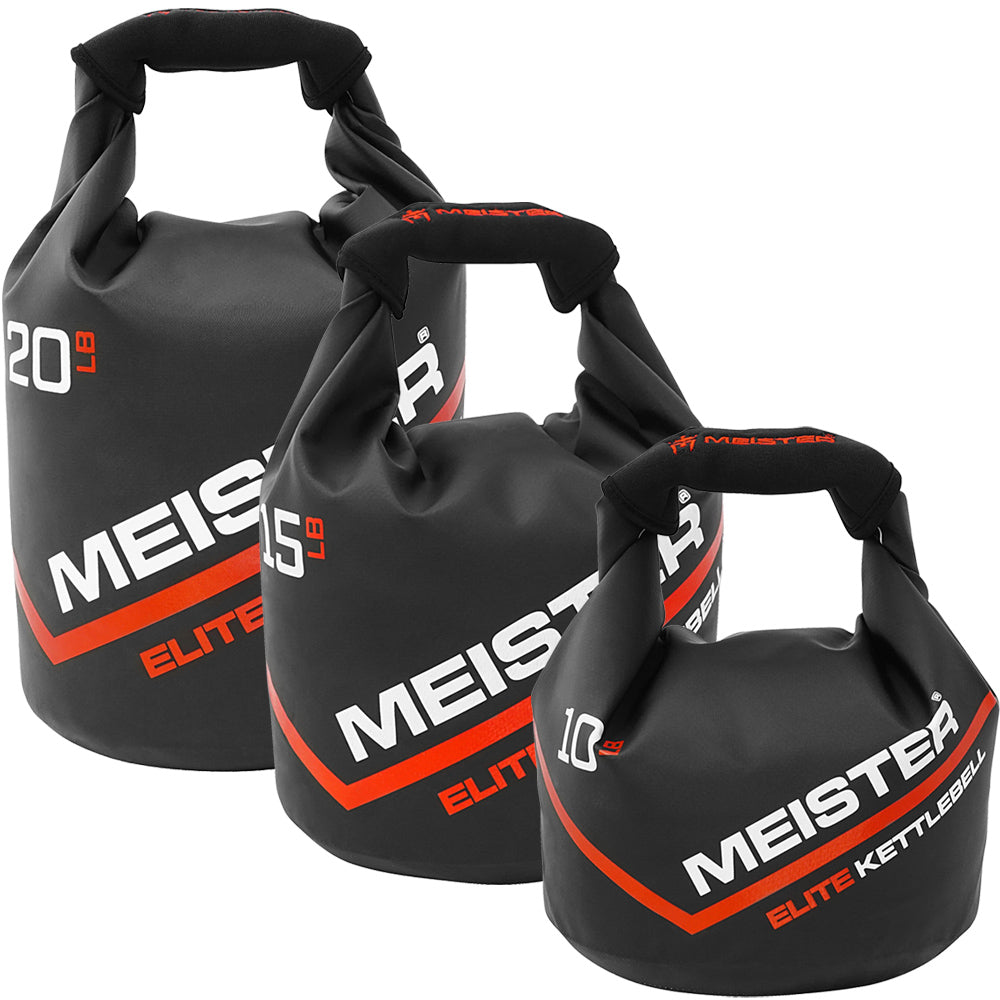 50lb Elite Fitness Sandbag w Removable Kettlebells Meister