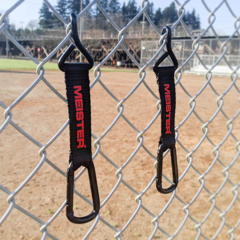 Meister Hang-Tough Fence Hooks - Black (Pair)