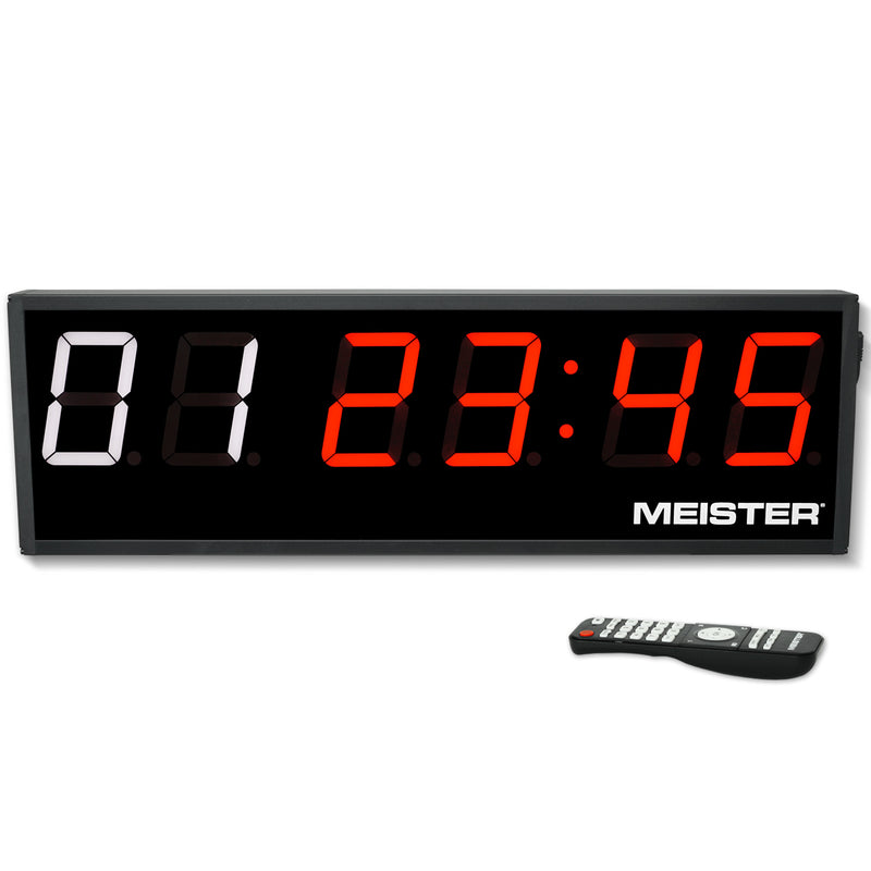 Meister GoHard 26" Gym Clock, Race & Interval Timer