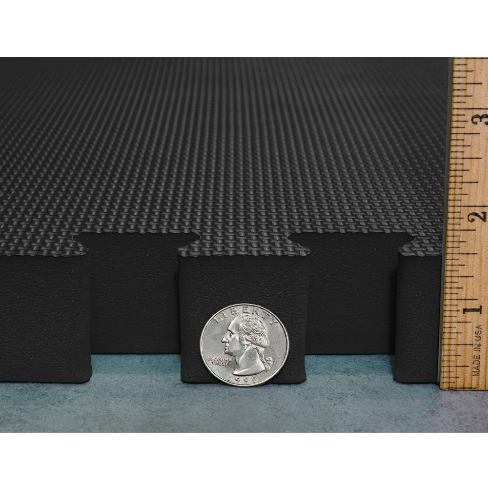 Meister X THICK 1.5 Interlocking EVA Foam Mats Black