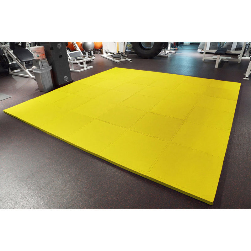 Casall Gym Mat - PERFORMANCE YELLOW 3mm mat