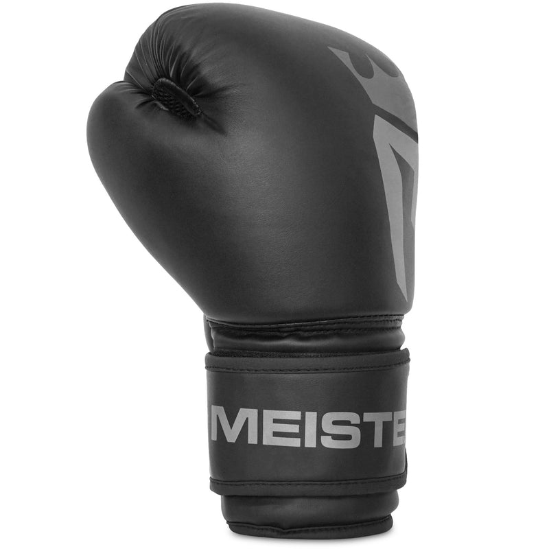 Meister 12oz [CRITICAL] Boxing Gloves - Matte Black