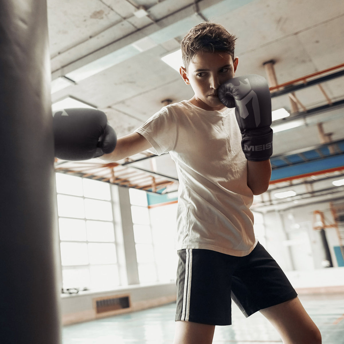 Boxing gloves and shorts sales