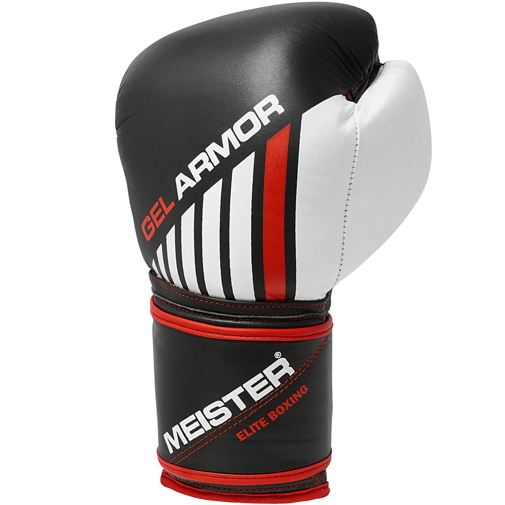 16oz Gel Armor Training Boxing Gloves Cowhide Leather Meister