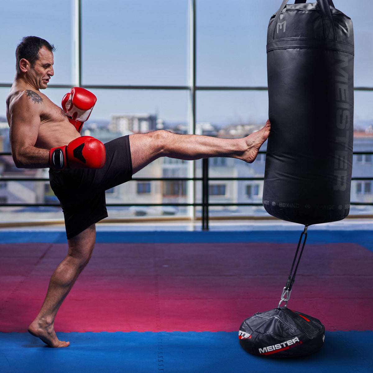 アンカーホッキング サービングプラッター Meister ANKER Double-End Boxing Heavy Bag Floor Anchor + Bungees