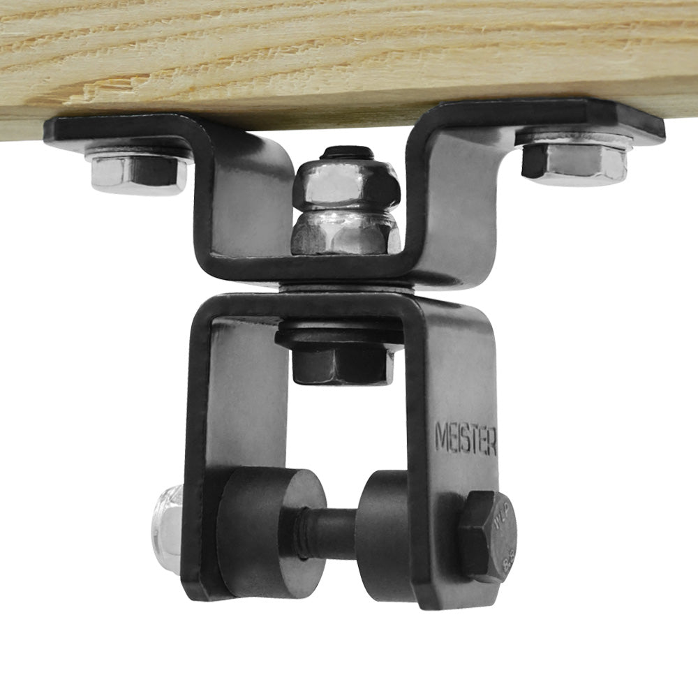 Wall Ceiling Heavy Bag Hanger Roller Mount Saving Space 42'' Long Ease Adjust For Heavy Punching Bags Up To 300 LBS