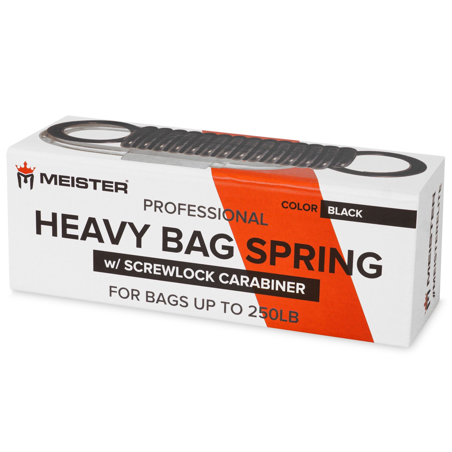 Meister Professional Heavy Bag Spring w/ Screwlock Carabiner