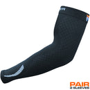Meister HEX Compression Arm Sleeves (Pair) - Black