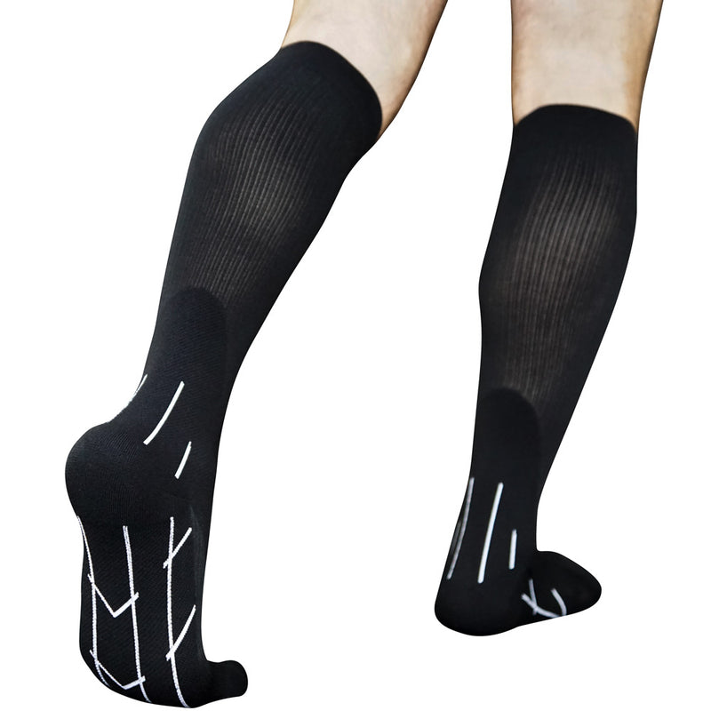 Meister Graduated 20-25mmHg Compression Socks (Pair) - Black
