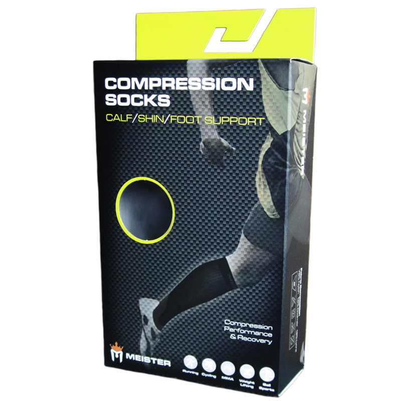 Meister Graduated 20-25mmhg Compression Socks Pair - Black L : Target