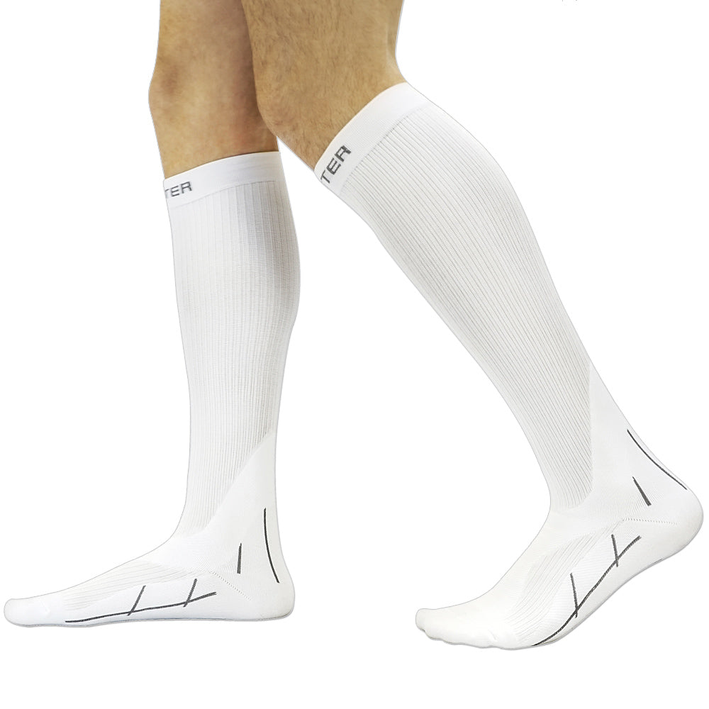Meister Graduated 20-25mmHg Compression Socks (Pair) - White