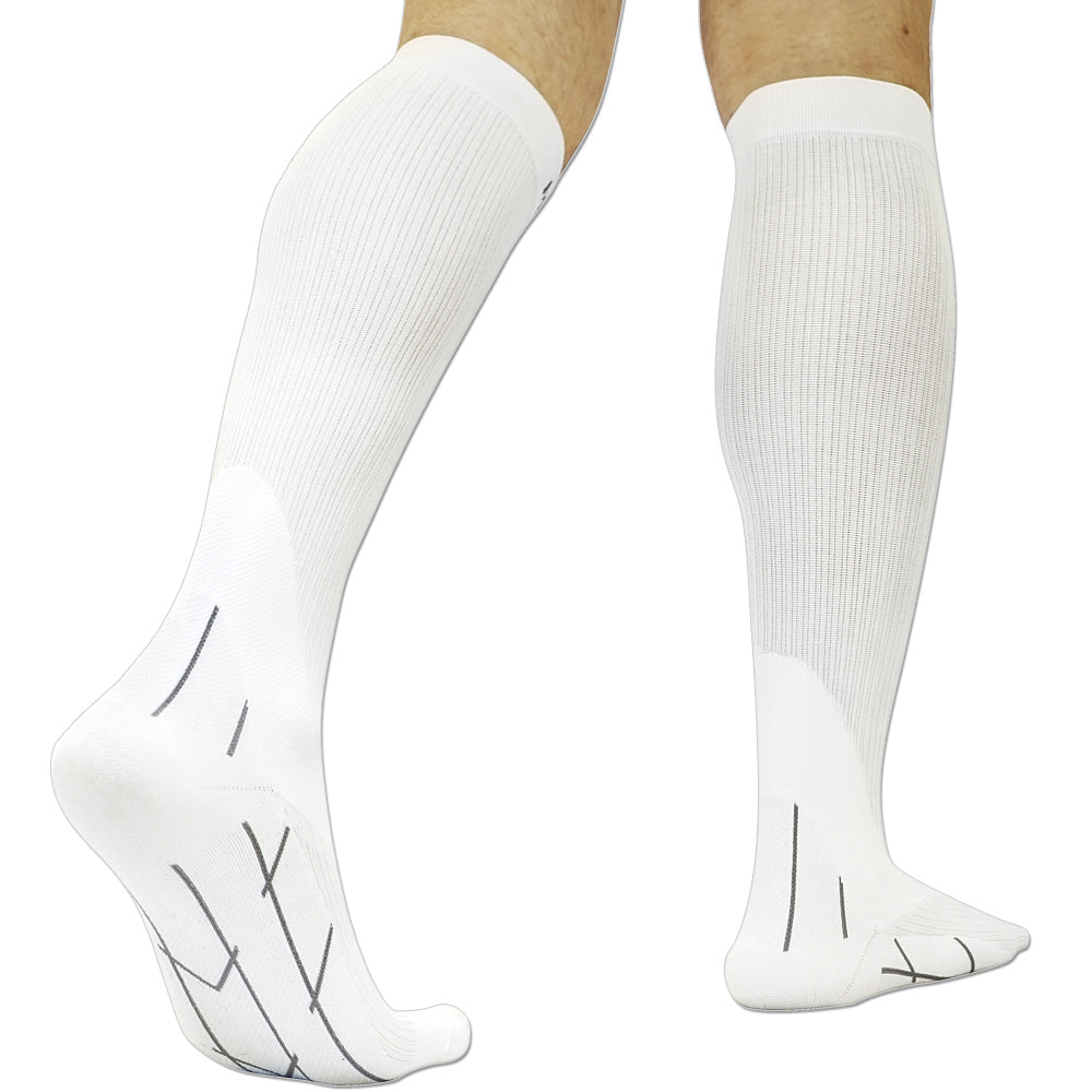 Meister Graduated 20-25mmHg Compression Socks (Pair) - White