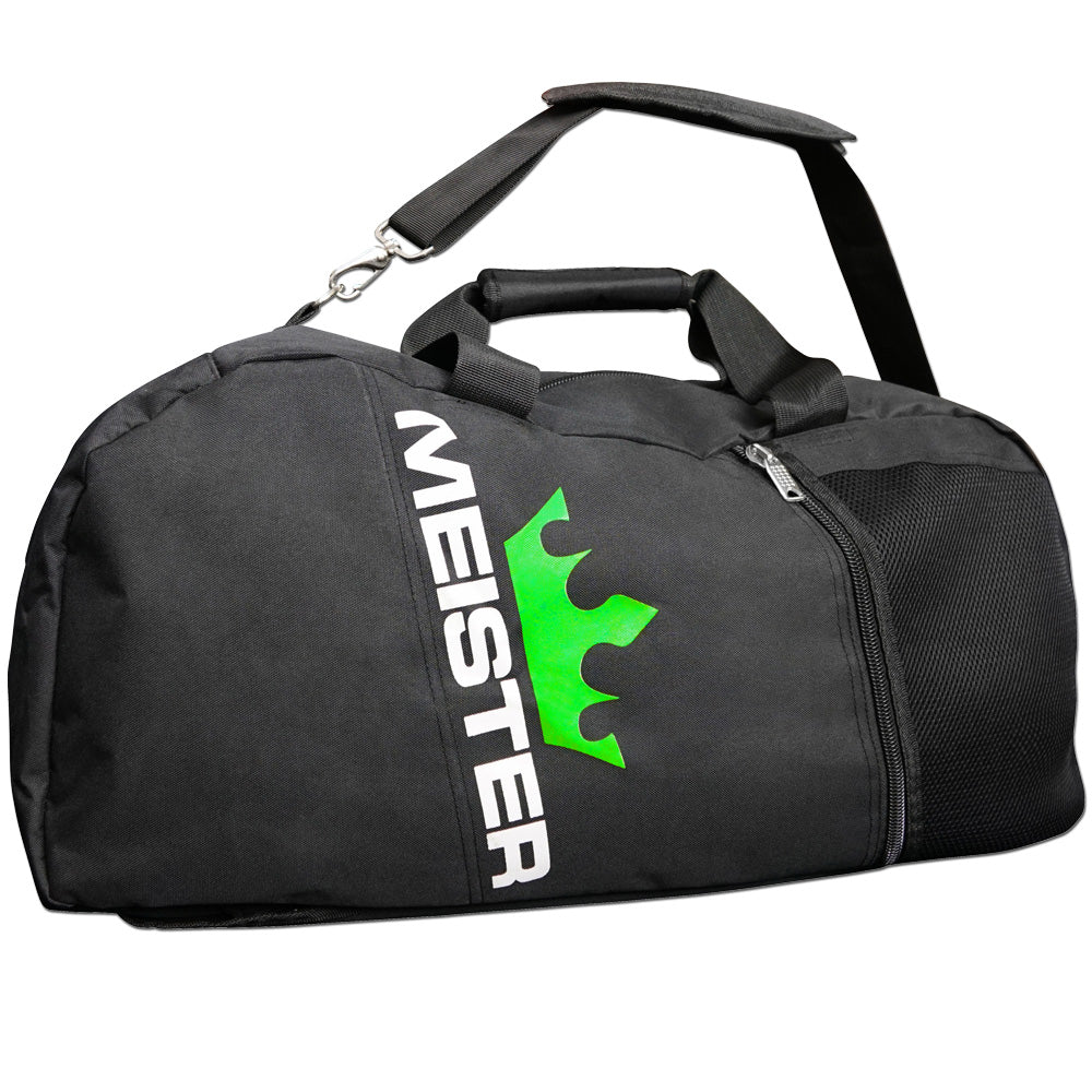 Vented Convertible Backpack Duffel Bag - Black | Meister