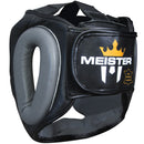 Meister Gel Full-Face Training Head Guard - Black/Charcoal/Gold
