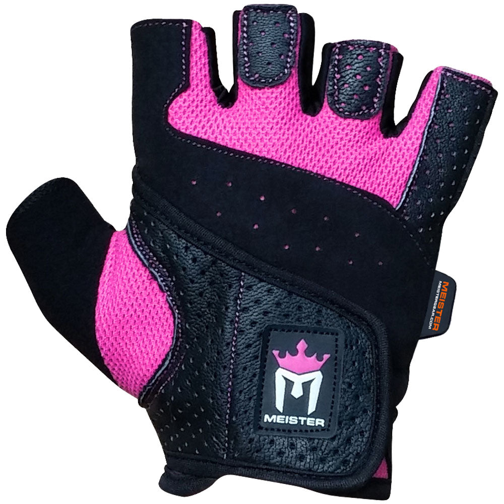 LUXTRI Fitness Gloves S-M SZ Pink Ventilated Neoprene Training Gloves  Better Grip Weightlifting Gym