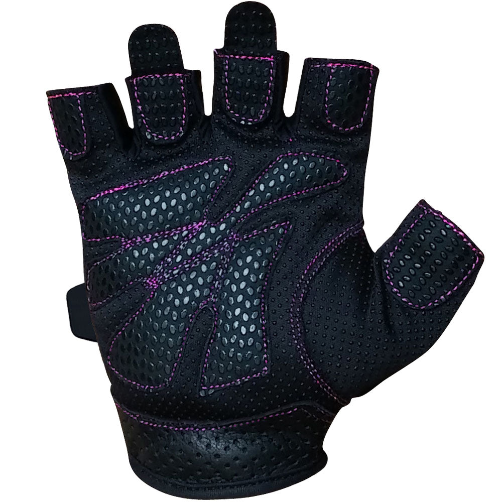 Meister Women's Fit Weight Lifting Gloves - Black/Pink