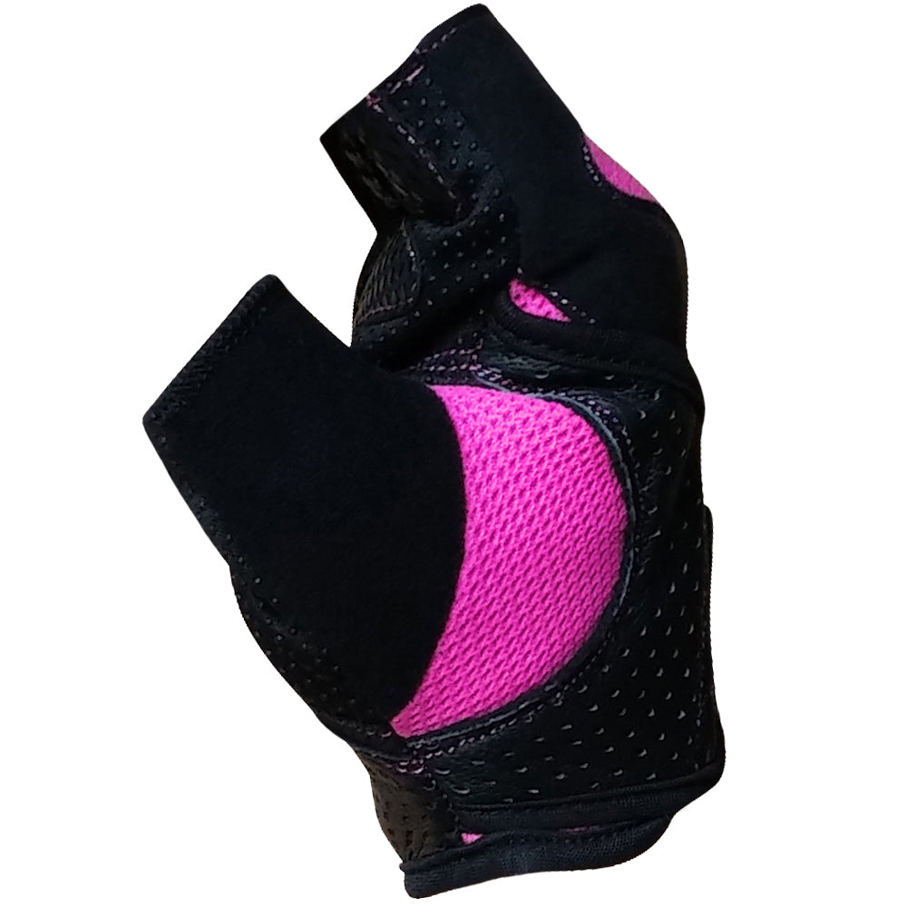 Meister Women's Fit Weight Lifting Gloves - Black/Pink