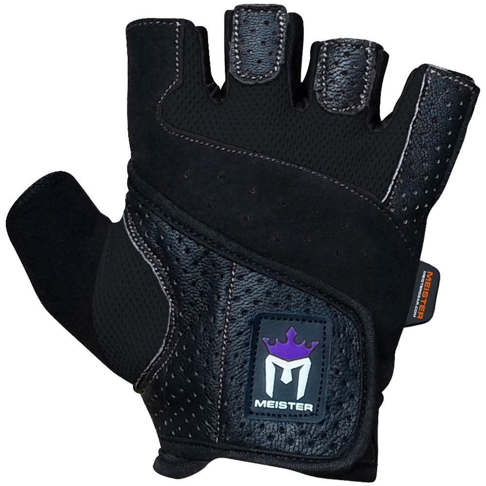 Meister Women s Fit Weight Lifting Gloves Black