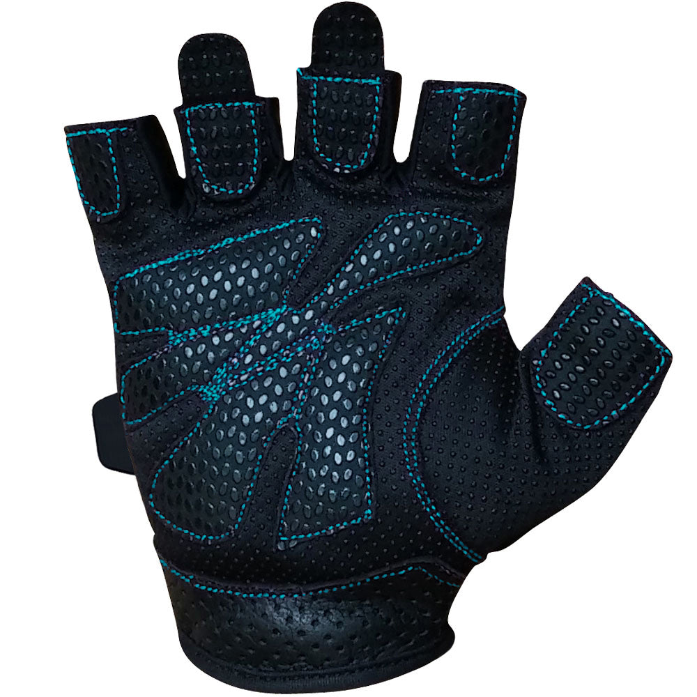 thumbnail image 2 of LIONS FIT Ladies Weight Lifting Gloves – Half Finger, Leather, Gym Training Gloves 2 of 6