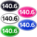 Anti-UV Vinyl Runner Distance Bumper Stickers