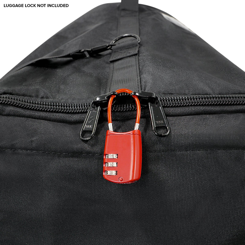 Meister Pack Duffel Bag - Waterproof Travel Case up to 75L - Black