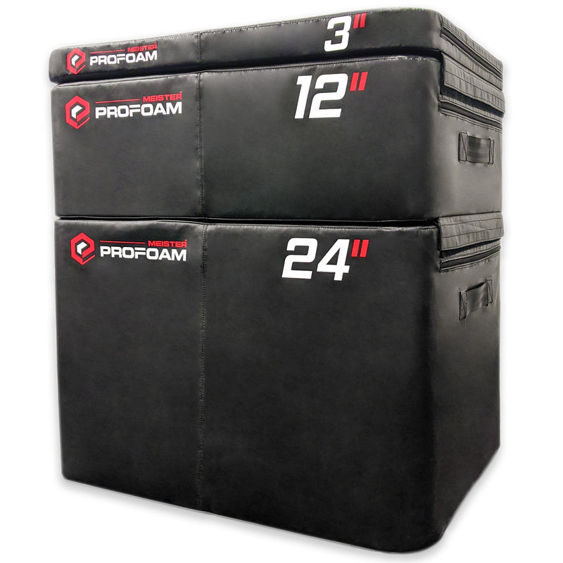 Meister PROFOAM™ Plyo Boxes - 3 Box Set - 24", 12", 3"