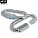 Meister Quick Link Screwlock Carabiners - M12 x 2 Pack